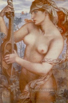 Ligeia Sirena Hermandad Prerrafaelita Dante Gabriel Rossetti Pinturas al óleo